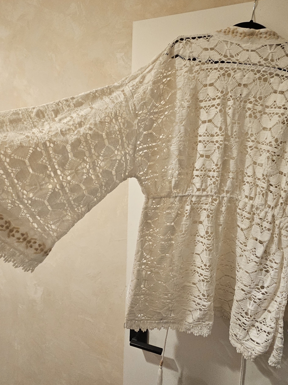 Free People Lace Crochet Kimono, Jacket, Swim Wrap, Cover-up - Picture 13 of 15